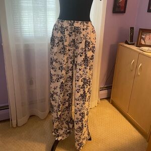 Floral Print Palazzo Pants